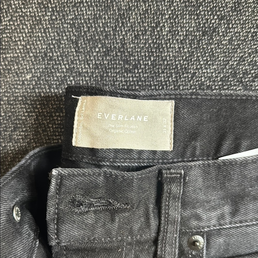 Everlane Black Slim Jeans - 31x32